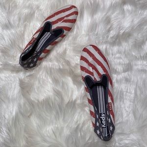💎Womens Stars and stripes Keds size 9.5